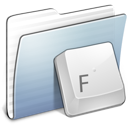 Graphite Stripped Folder Fonts icon